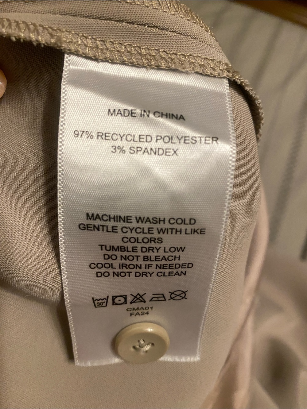 Quince Wide-Leg Pants in Light Taupe - Picture 7 of 7